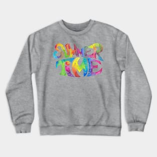 Swirly Summertime Crewneck Sweatshirt